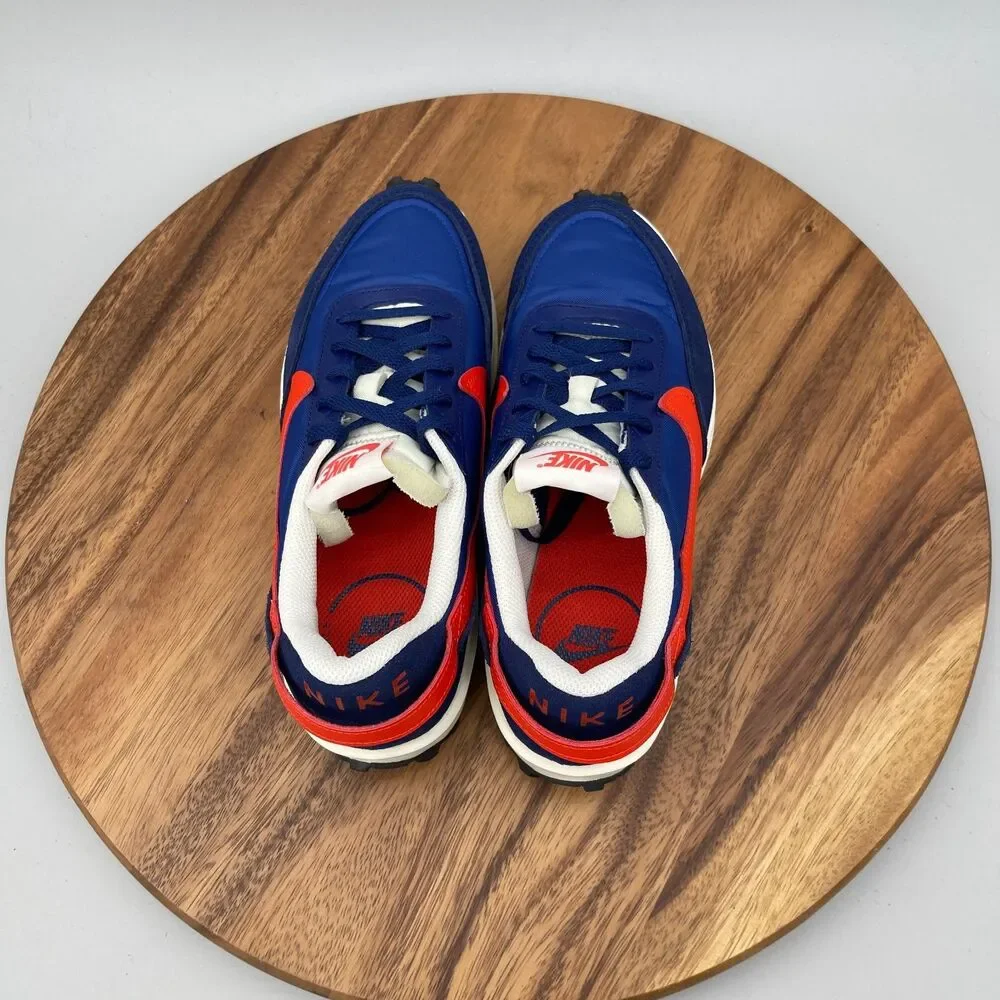 Nike Waffle Debut Retro Shoes Womens SIze 8 Blue Orange Running Walking Sneakers